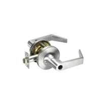 Accentra Storeroom Lever Lock, 2-3/4" Backset, Less Cylinder