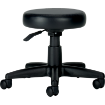 Offices to Go&reg; File Buddy&trade; Swivel Stool 5" Lift Black