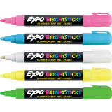 Expo&reg; Bright Sticks&trade; Fluorescent Markers 5/pkg