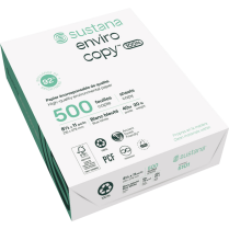 Sustana Enviro Copy 100% Recycled 20lb Copy Paper 92B 8-1/2"x11"  500/pkg