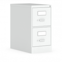 Global&reg; Fileworks&reg; 2600 Series Vertical File 2-Drawer Letter Designer White