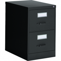 Global&reg; Fileworks&reg; 2600 Series Vertical File 2-Drawer Legal Black
