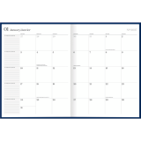 Cambridge&reg; Workstyle&reg; Classic Monthly Planner 11" x 8-1/2" Navy Blue