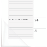 Cambridge&reg; WorkStyle&reg; Monthly Desk Pad Calendar 21-3/4&rdquo; x 17&rdquo; Bilingual Teal