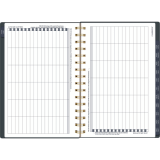 Cambridge&reg; Denim Blooms Weekly/Monthly Planner 5-1/2" x 8-1/2" Blue and White Floral