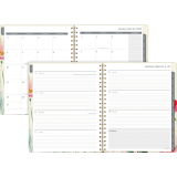 Cambridge&reg; English Garden Weekly/Monthly Planner 8-1/2" x 11" Bilingual