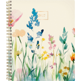 Cambridge&reg; English Garden Weekly/Monthly Planner 8-1/2" x 11" Bilingual