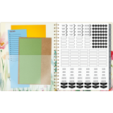 Cambridge&reg; English Garden Weekly/Monthly Planner 8-1/2" x 11" Bilingual