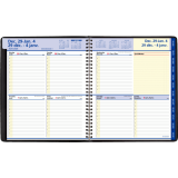 AT-A-GLANCE&reg; QuickNotes&reg; Weekly/Monthly Diary 9-7/8"x8" Bilingual Black