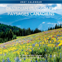 AT-A-GLANCE&reg; DayDream&reg; Canadian Landscape Wall Calendar 12" x 12" Bilingual