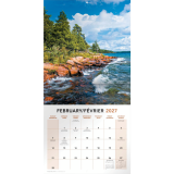 AT-A-GLANCE&reg; DayDream&reg; Canadian Landscape Wall Calendar 12" x 12" Bilingual