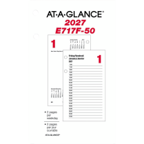 At-A-Glance Daily Desk Calendar Refill, 6" x 3-1/2" Bilingual