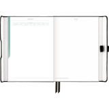 AT-A-GLANCE&reg; Foundation Undated Weekly/Monthly Planner 8-1/2"x6-3/4" Black