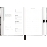 AT-A-GLANCE&reg; Foundation Undated Weekly/Monthly Planner 8-1/2"x6-3/4" Black