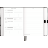 AT-A-GLANCE&reg; Foundation Undated Weekly/Monthly Planner 8-1/2"x6-3/4" Black