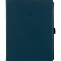 AT-A-GLANCE&reg; Foundation Undated Weekly/Monthly Planner 8-1/2"x6-3/4" Blue