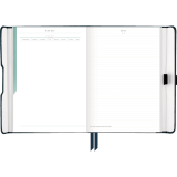 AT-A-GLANCE&reg; Foundation Undated Weekly/Monthly Planner 8-1/2"x6-3/4" Blue