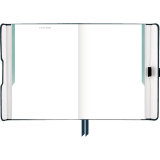 AT-A-GLANCE&reg; Foundation Undated Weekly/Monthly Planner 8-1/2"x6-3/4" Blue