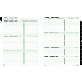 Day-Timer&reg; Refill Weekly Folio Size 2PPW English