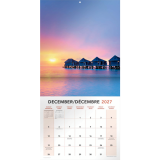 Mead&reg; Monthy Wall Calendars 12" x 12" Bilingual Paradise