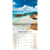 Mead&reg; Monthy Wall Calendars 12" x 12" Bilingual Paradise
