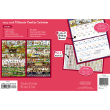 MotherWord&reg; Mom's Ultimate Family Fridge Calendar 15"x9-1/2" English