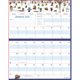 MotherWord&reg; Mom's Ultimate Family Fridge Calendar 15"x9-1/2" English