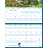 MotherWord&reg; Mom's Ultimate Family Fridge Calendar 15"x9-1/2" English