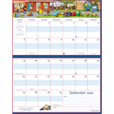 MotherWord&reg; Mom's Ultimate Family Fridge Calendar 15"x9-1/2" English