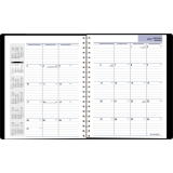 AT-A-GLANCE&reg; Premiere Monthly Planner 11" x 7-7/8" Bilingual Black