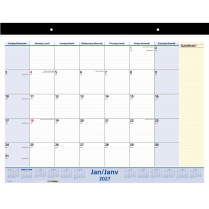 AT-A-GLANCE&reg; QuickNotes&reg; Desk Pad 22" x 17" Bilingual