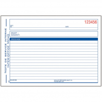 Adams Interoffice Memo Book 2-Part 5-1/2"x8-1/2" 50 Sets