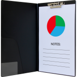 ACCO&reg; Clip-Style Portfolio Legal Black