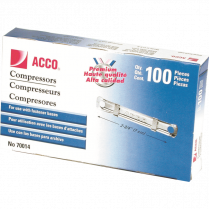 ACCO&reg; Prong Fastener Compressor 2-3/4" 100/box