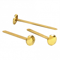 ACCO&reg; Brass-Plated Fasteners 2" 100/box