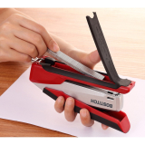 Bostitch InPower&trade; Spring-Powered Premium Desktop Stapler Full Strip 28 Sheet Red/Silver