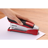 Bostitch InPower&trade; Spring-Powered Premium Desktop Stapler Full Strip 28 Sheet Red/Silver