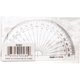 Westcott&reg; 4" Clear 180&deg; Protractor - Bulk