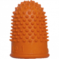 Westcott&reg; Heavy Duty Rubber Finger Stalls Non-Ventilated 11/16" (#1) 12/box