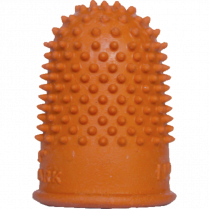 Westcott&reg; Heavy Duty Rubber Finger Stalls Non-Ventilated 15/16" (#3) 12/box