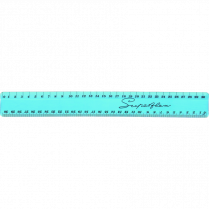 Westcott&reg; Superflex Ruler 30cm Translucent Assorted Colours