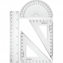 Westcott&reg; 4 Piece Math Set