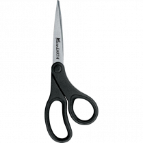 Westcott&reg; KleenEarth&reg; Scissors Bent Handle 8" Black