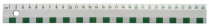 Westcott&reg; 30cm Green & White Plastic Ruler