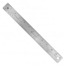 Westcott&reg; Stainless Steel Ruler 12" / 30cm