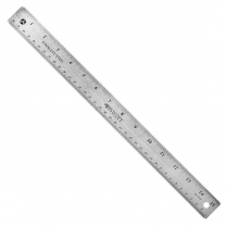 Westcott&reg; Stainless Steel Ruler 15" / 38cm