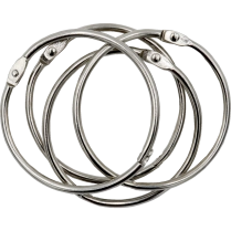 Westcott&reg; Loose-Leaf Rings 1-1/2" 100/Box