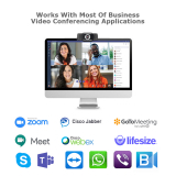 Adesso&reg; Cybertrack H4 HD Webcam