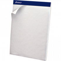 Ampad&trade; Perforated Pad Quad 8-1/2"x11-3/4" 50shts