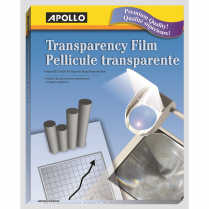 Apollo&reg; Laser Printer Transparency Film 50/box